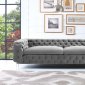 Celine Sofa TOV-S76 in Grey Velvet Fabric by TOV Furniture