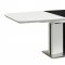 Broderick Dining Table in 120941 White & Black Coaster w/Options