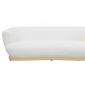 Hachiro Sofa LV01936 in White Bucle by Acme w/Options