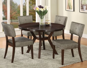 Drake Dining Set 5Pc 16250 in Espresso by Acme [AMDS-16250 Drake]