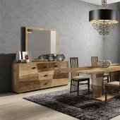 Picasso Dining Table in Brown & Beige by ESF w/Options
