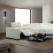 Picasso Power Motion Sectional Sofa in White Leather by J&M