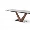 9188 Dining Table by ESF w/Optional 1218 Gray Taupe Chairs