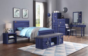 Cargo Youth Bedroom 35930 in Blue by Acme w/Options [AMKB-35930 Cargo]