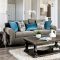Porth Sofa SM6155 in Gray Chenille Fabric w/Options