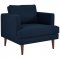Agile Sofa in Blue Fabric by Modway w/Options