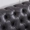U341 Sofa in Charcoal Leather Gel by Global w/Options