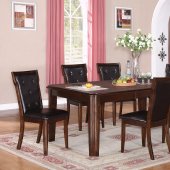 Pam Dining Room Set 7Pc in Espresso w/Options