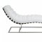Qortini Lounge Chaise AC01988 in White Teddy Sherpa by Acme