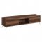 Raceloma TV Stand 91997 in Walnut by Acme w/LED
