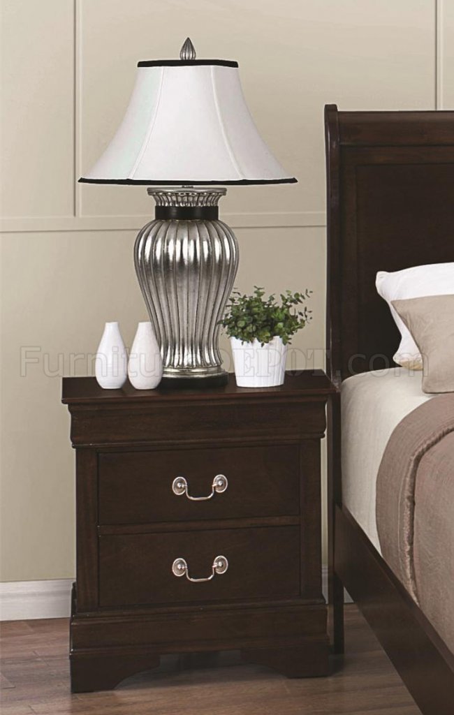 Louis Philippe Eastern King Size Bedroom Furniture Set in Deep Black -  Coaster - 201071KE-BSET - Bedroom Sets