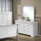 Louis Phillipe Bedroom Set 5Pc in White by Lifestyle w/Options