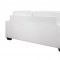 U801 Sofa & Loveseat Set in White PVC by Global w/Options