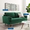 Valour Sofa in Green Velvet Fabric by Modway w/Options