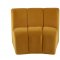 Felicia Modular Sectional Sofa LV01068 in Yellow Velvet by Acme