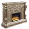 Danae Fireplace AC01618 in Antique Silver & Gold by Acme