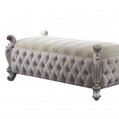 Picardy Bench 27886 in Antique Pearl by Acme