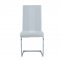 D915DC Set of 4 Dining Chairs in White by Global