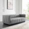Conjure Sofa in Light Gray Fabric by Modway w/Options