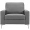 Allure Sofa & Chair Set in Gray Fabric by Modway w/Options