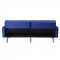 Mecene Adjustable Sofa 57305 in Blue Velvet by Acme