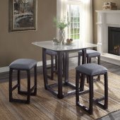 Razo Counter Height Table 5Pc Set 72935 by Acme