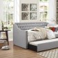 Tulney 4966 Daybed in Grey Fabric by Homelegance w/Trundle