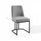 Amplify Dining Chair Set of 2 in Light Grey Fabric by Modway