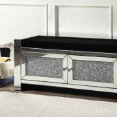 Noralie Bench w/Storage AC00540 in Mirror by Acme