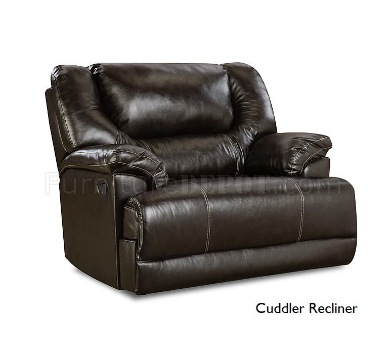 50451br Recliner Sectional Sofa In, Sectional Sofa With Cuddler And Recliner