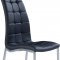 D716DC Dining Chair Set of 4 in Black PU by Global