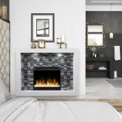 Crystal Mantel Electric Fireplace by Dimplex w/Crystals