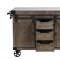 Alforvott Serving Cart AC00185 in Weathered Gray by Acme
