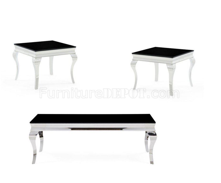 T858 Coffee Table 2 End Tables Set By, White Coffee Table And End Tables Set