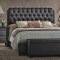 Ireland Bedroom Set 14350 Black by Acme w/Upholstered Bed