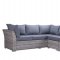 Laurance Outdoor Patio Sectional Sofa Set OT01092 Gray by Acme