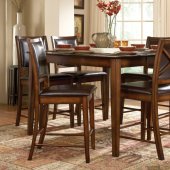 Verona 7Pc Counter Ht Dining Set 727-36 in Amber by Homelegance