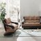 U982 Tan & Brown Bonded Leather Living Room by Global