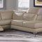 Cinque Power Recliner Sectional Sofa 8256 in Taupe by Homeleganc