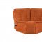 U6066 Modular Power Motion Sectional Sofa in Rust by Global