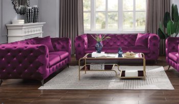 Atronia Sofa 54905 in Purple Fabric by Acme w/Options [AMS-54905-Atronia]