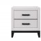 Kate Bedroom Set 5Pc in White by Global w/Options
