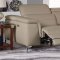 Cinque Power Recliner Sectional Sofa 8256 in Taupe by Homeleganc