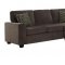 Provence Sectional Sofa 501686 in Brown Fabric by Coaster