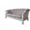 Versailles Sofa LV01394 in Ivory Fabric by Acme w/Options