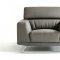 Brustle Sofa Set 3Pc 8334 in Dark Grey Eco-Leather by VIG