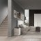 Treviso Bedroom in White & Grey Stone by ESF w/Options
