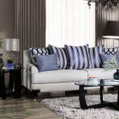 Sisseton Sofa SM2207 in Light Gray Chenille Fabric w/Options