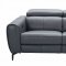 Lorenzo Power Motion Sofa in Blue-Grey Leather by J&M w/Options