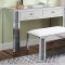 Noralie Vanity Desk 90465 in Mirror by Acme w/Options